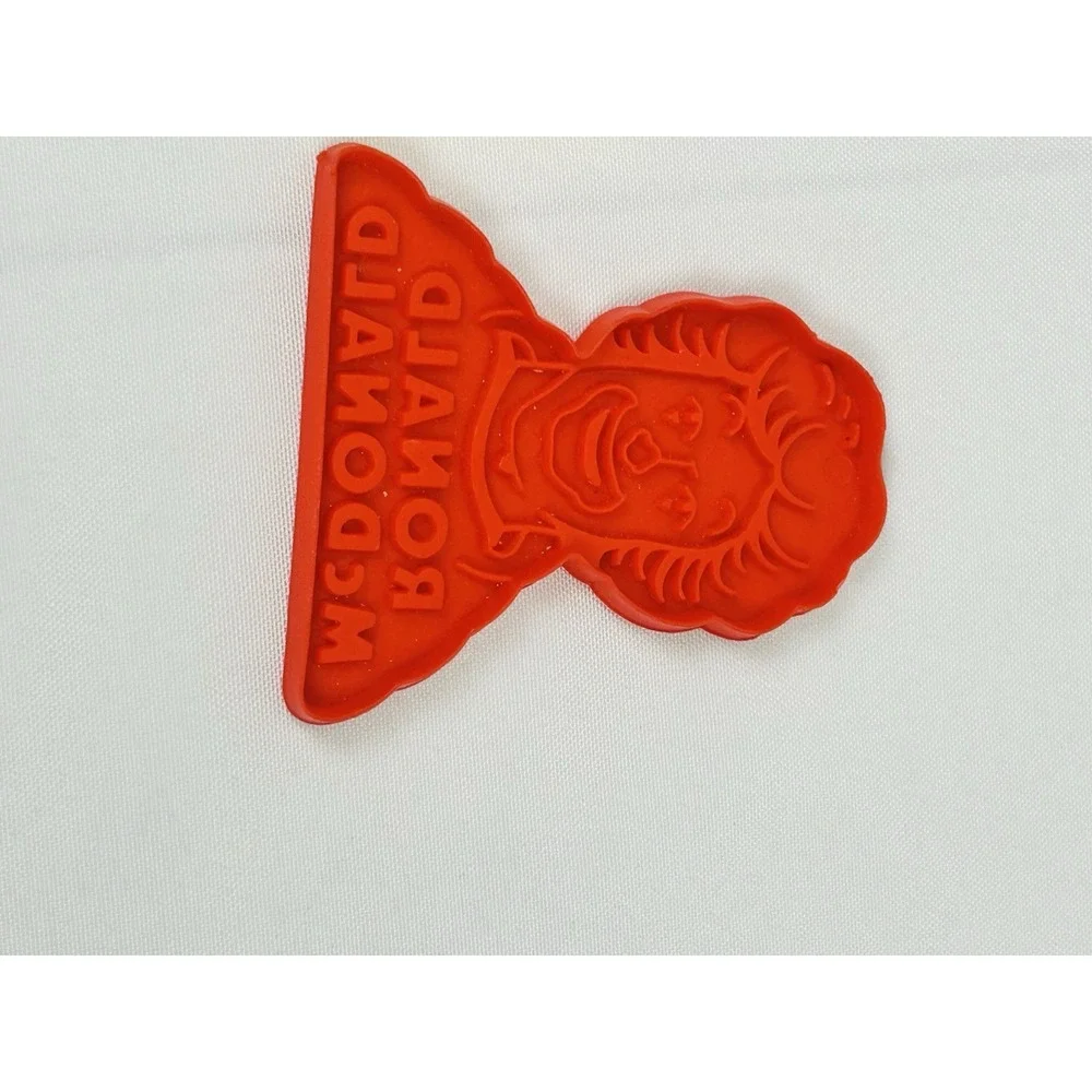 Vintage 1980 McDonald’s Plastic Cookie Cutters – Ronald McDonald & Grimace